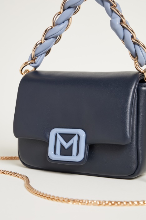 Bolso acolchado de tejido recubierto