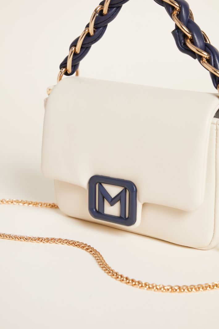 Borsa imbottita in tessuto spalmato Intrend - 4