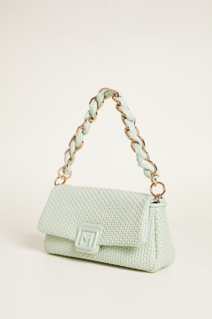 Borsa in tessuto spalmato intrecciato Intrend - 2