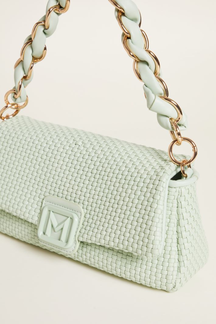 Borsa in tessuto spalmato intrecciato Intrend - 4