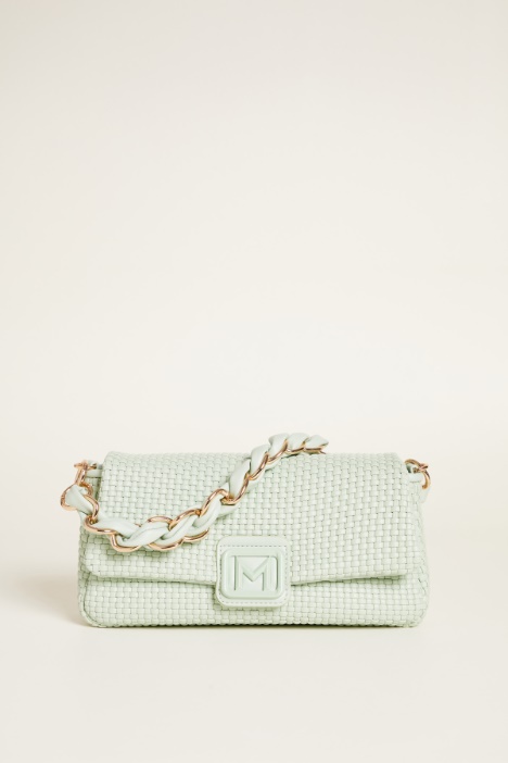 Borsa in tessuto spalmato intrecciato Intrend