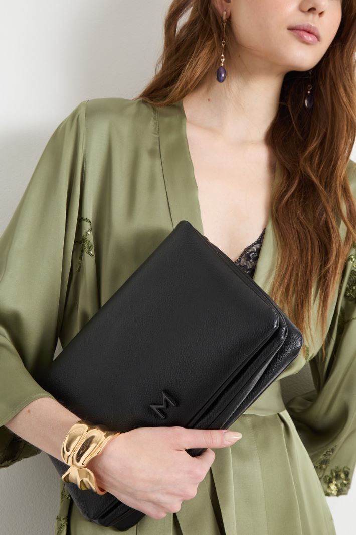 Borsa in tessuto spalmato a tracolla Intrend - 5