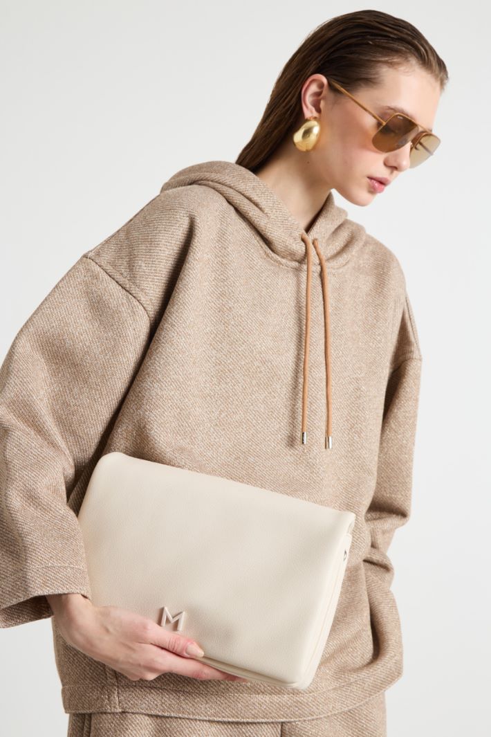 Borsa in tessuto spalmato a tracolla Intrend - 5