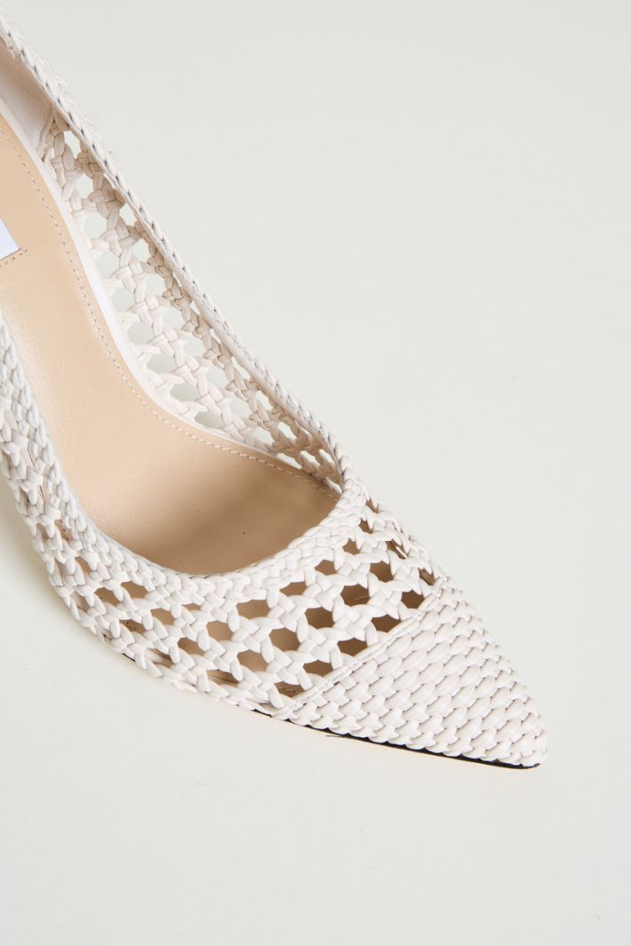 Woven coated-fabric court shoes Intrend - 4