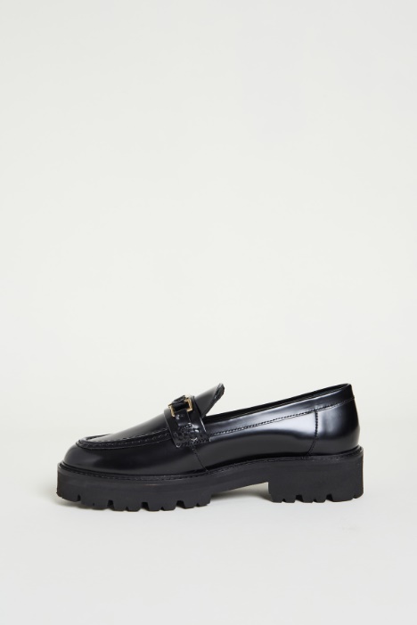 Mocassino in pelle