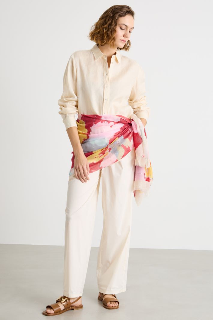 Sequin-embellished stole Intrend - 2