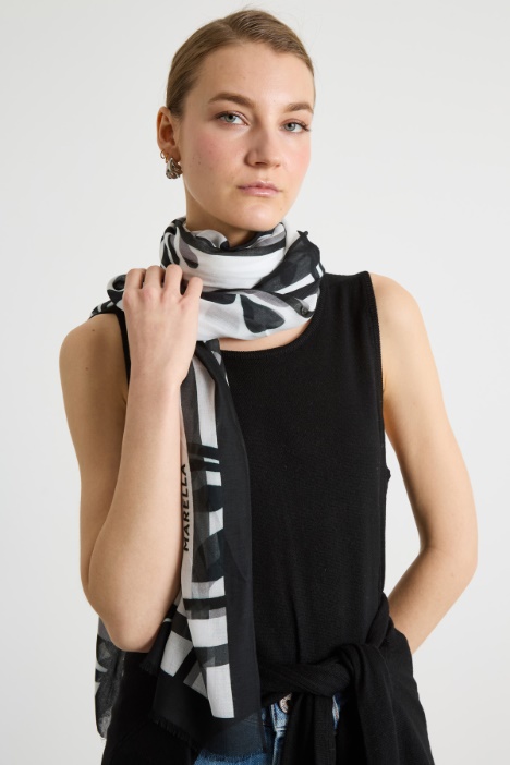 Stola stampata Intrend