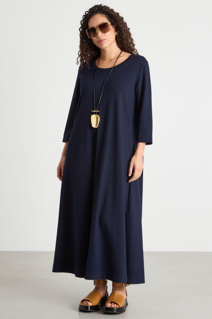 Jersey maxi dress with pockets Intrend