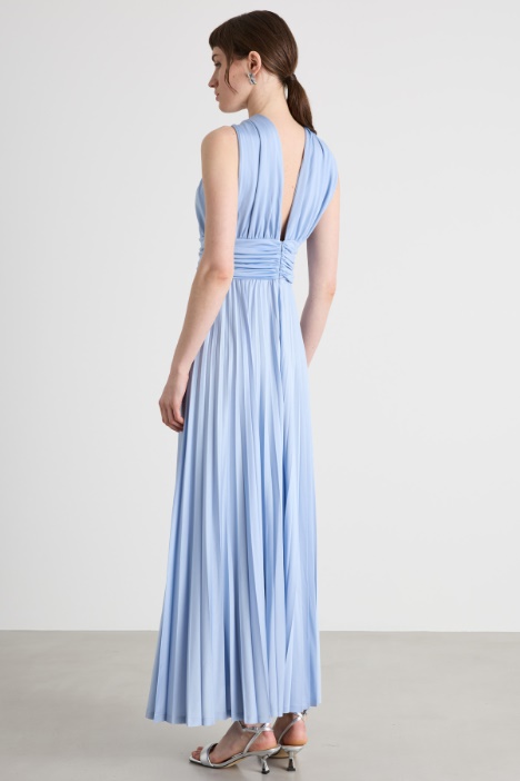 Vestido de punto plisado