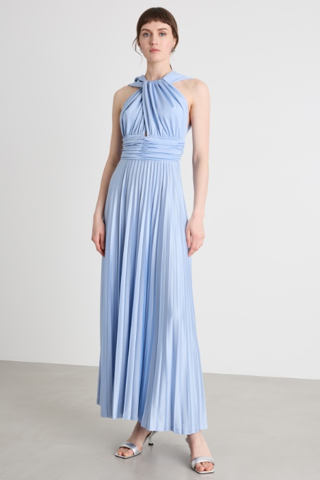 Vestido de punto plisado