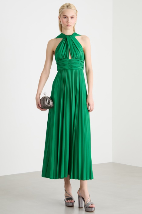 Plissé jersey dress Intrend