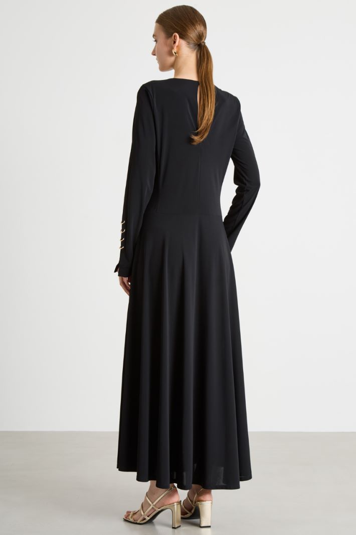 Cut-Out Jersey Dress Intrend - 4