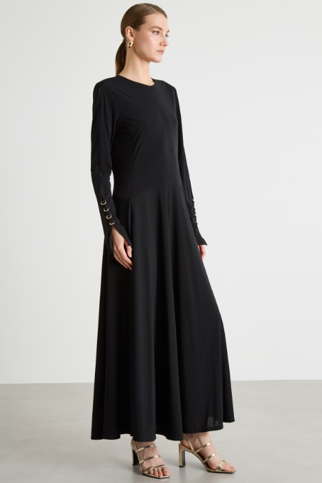 Abito in jersey con cut out