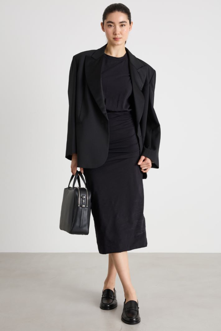 Abito a tubino con arricciature Intrend