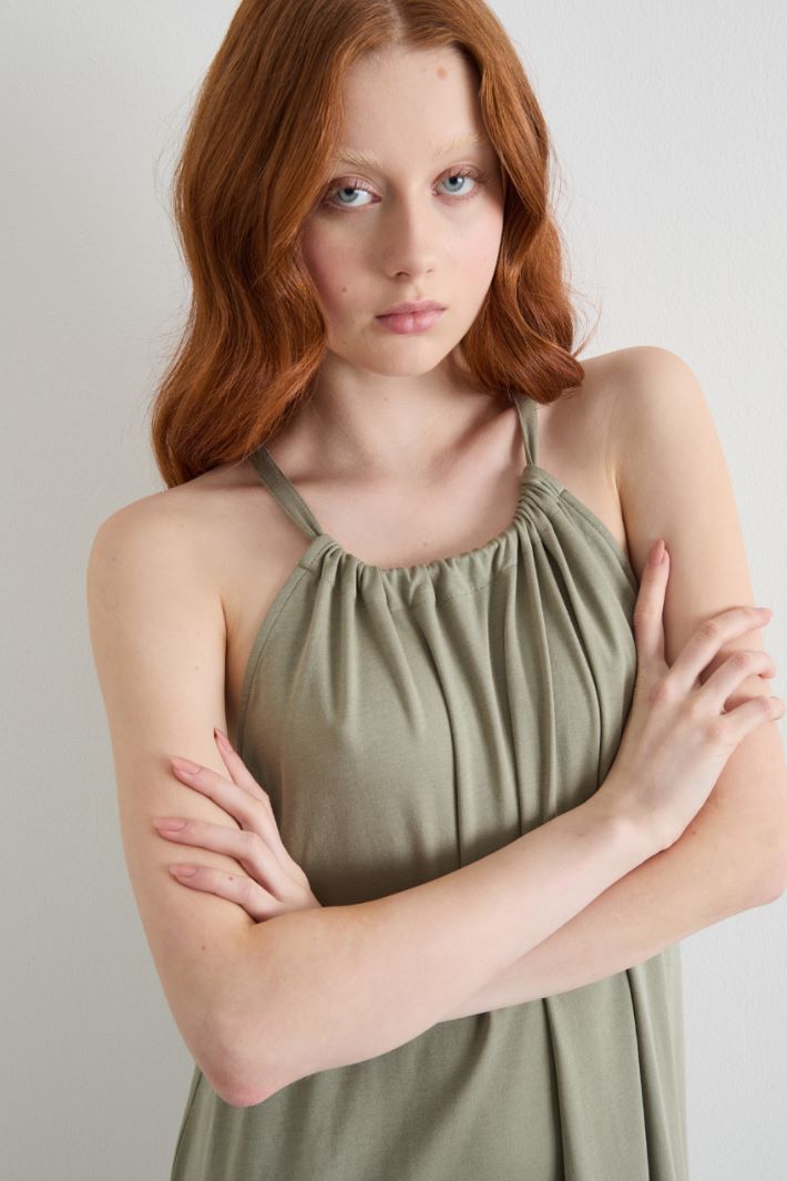 Halterneck maxi dress Intrend - 3