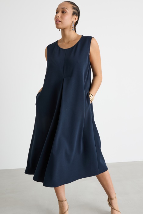 Vestido de punto compacto