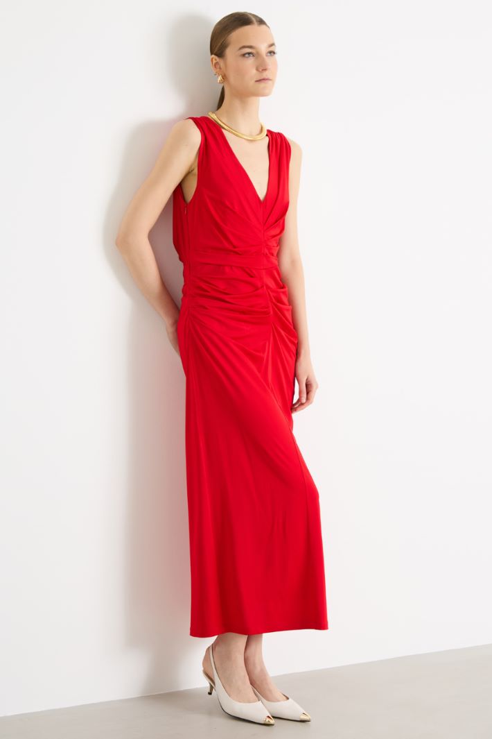 Abito in jersey con arricciatura centrale Intrend - 2