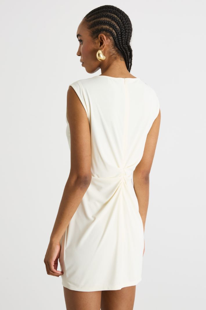 Draped short dress Intrend - 4