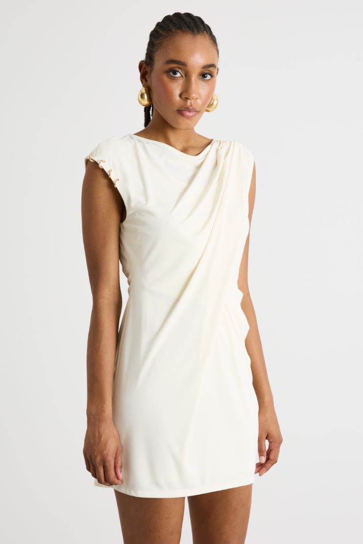 Draped short dress Intrend - 2