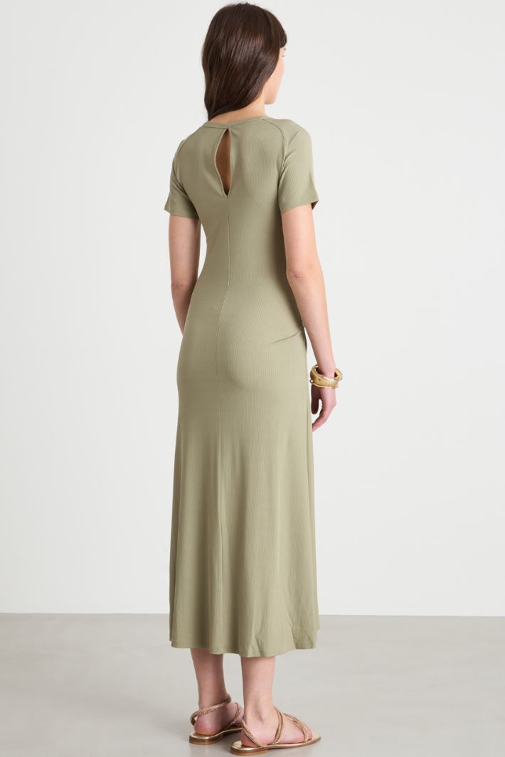 Ribbed jersey dress Intrend - 4