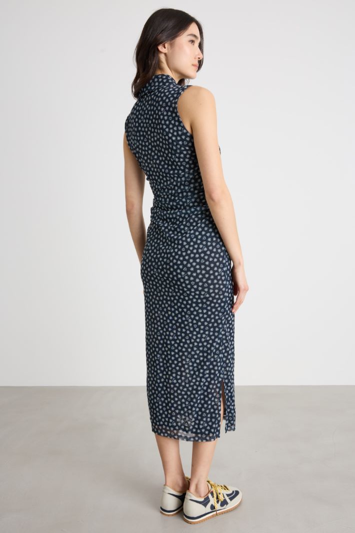 Polo dress in jersey tulle Intrend - 4