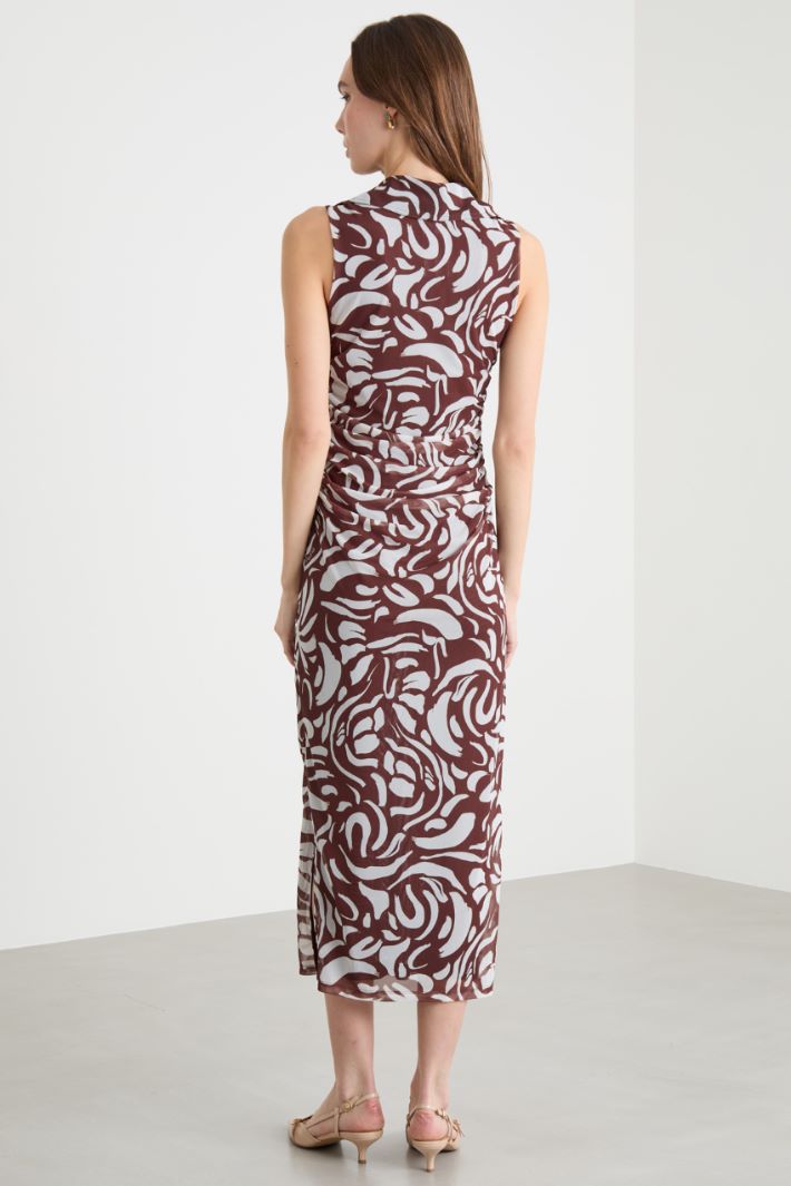 Polo dress in jersey tulle Intrend - 4