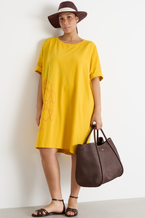 Relaxed-fit jersey dress Intrend