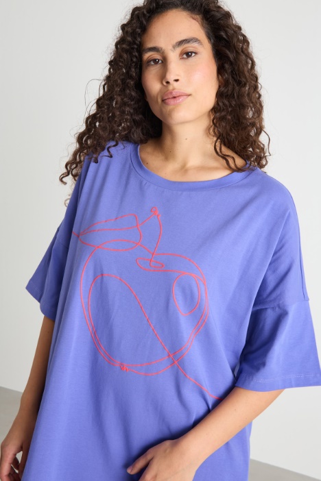 Vestido amplio de punto