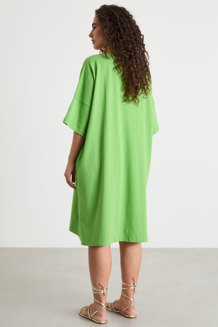 Relaxed-fit jersey dress Intrend - 4