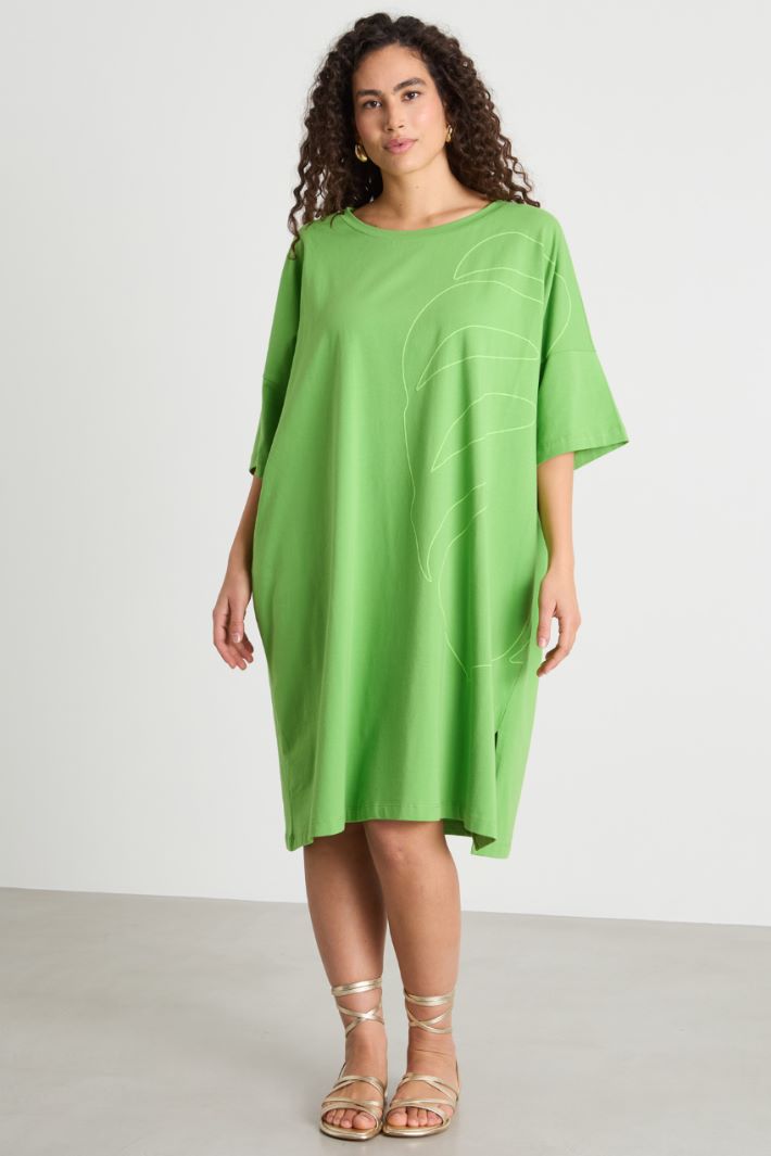 Relaxed-fit jersey dress Intrend - 2