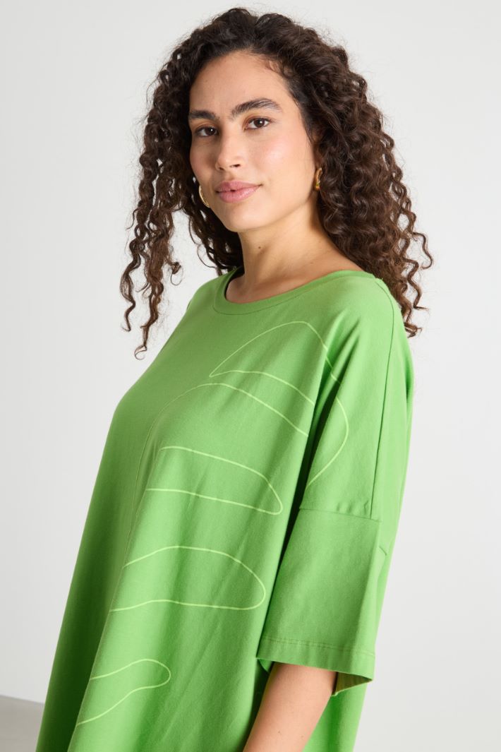 Relaxed-fit jersey dress Intrend - 3