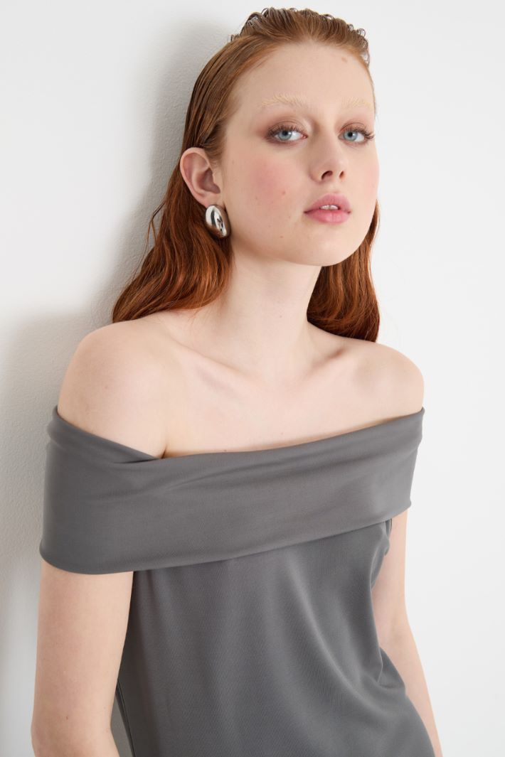 Fitted jersey dress Intrend - 3