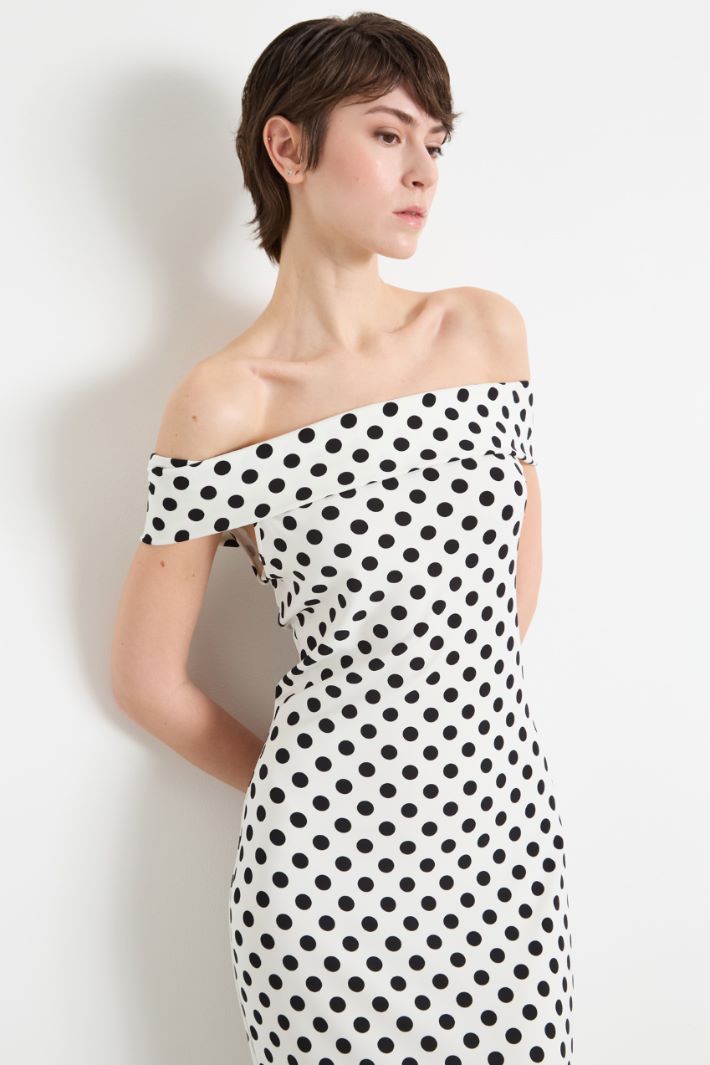 Fitted jersey dress Intrend - 3