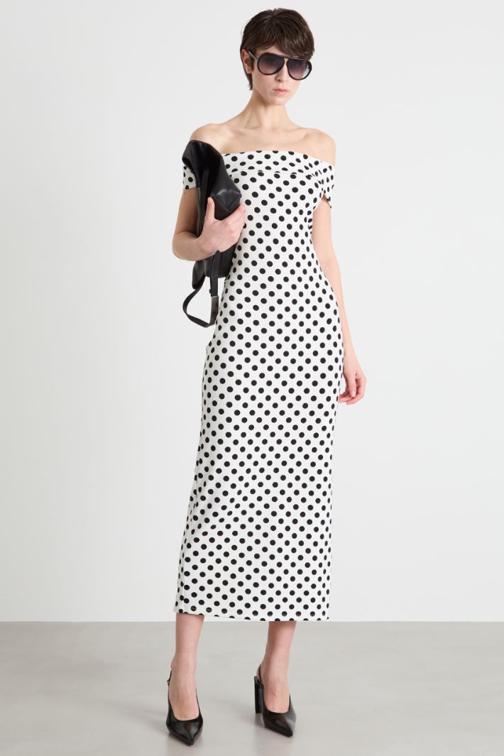 Fitted jersey dress Intrend