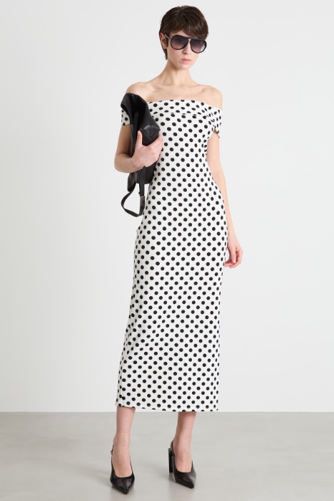 Fitted jersey dress Intrend