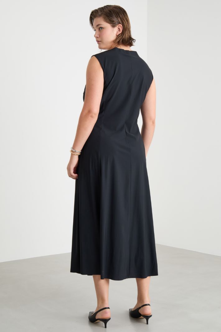Technical jersey dress Intrend - 4