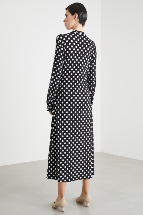 Abito in jersey con spacco