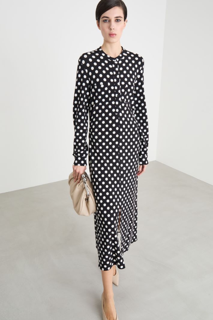 Slit-front jersey dress Intrend - 2