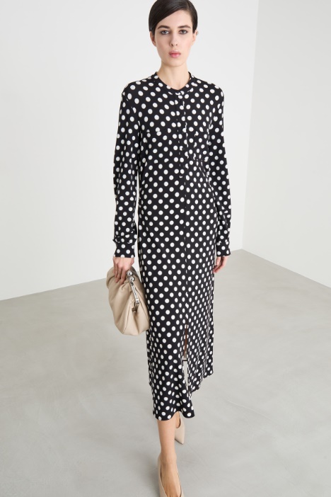 Abito in jersey con spacco