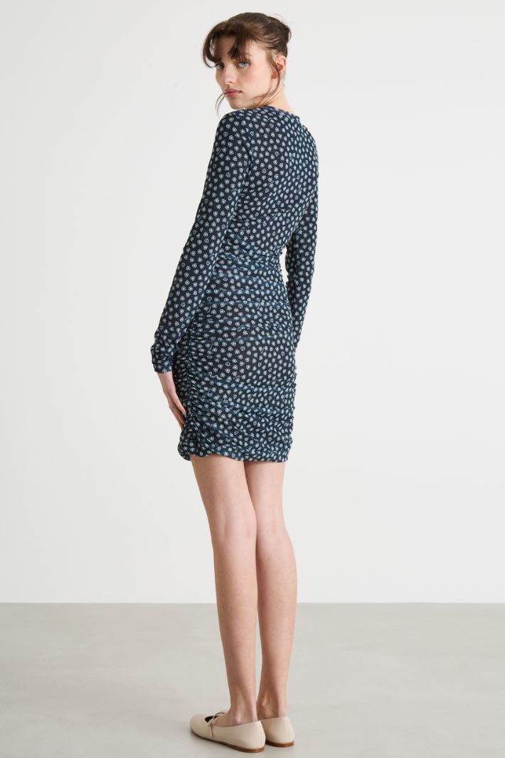 Fitted Printed Dress Intrend - 4