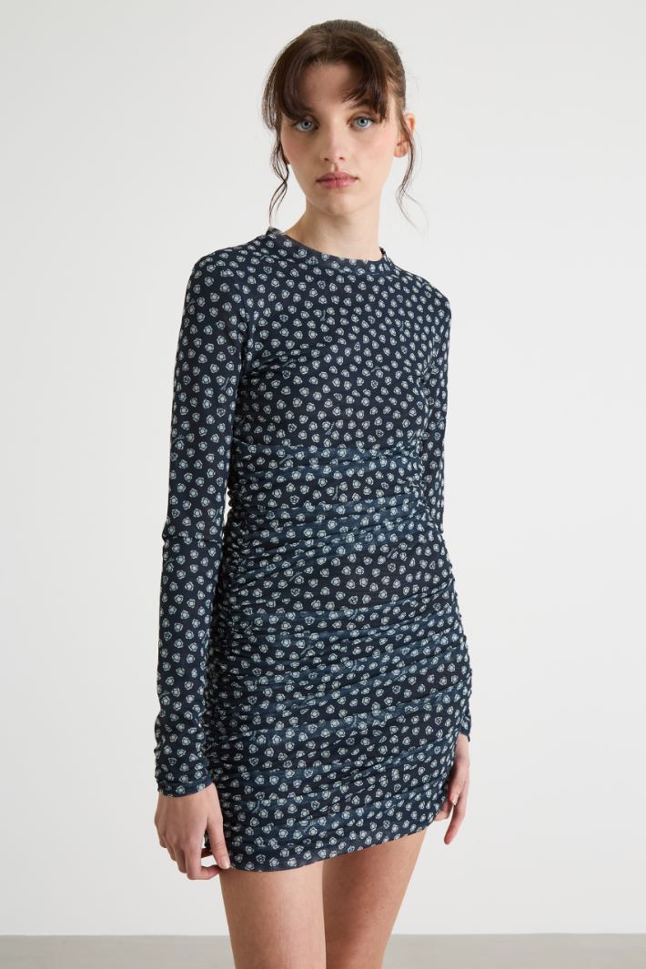 Fitted Printed Dress Intrend - 2