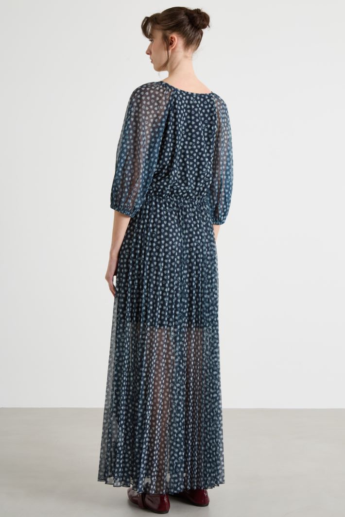 Balloon-Sleeve Dress Intrend - 4