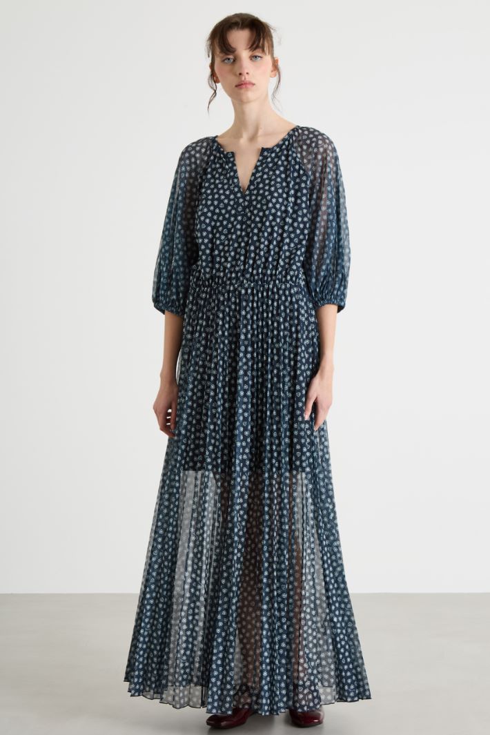 Balloon-Sleeve Dress Intrend