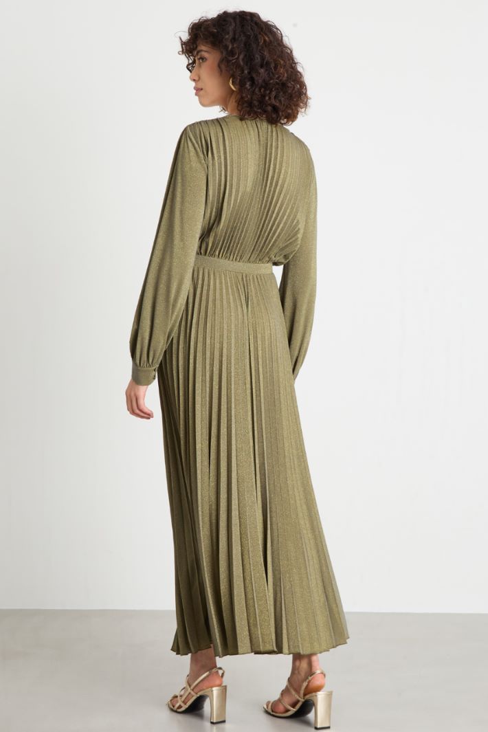 Pleated wrap dress Intrend - 4