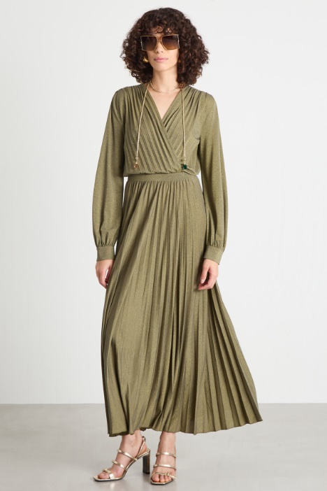 Pleated wrap dress Intrend