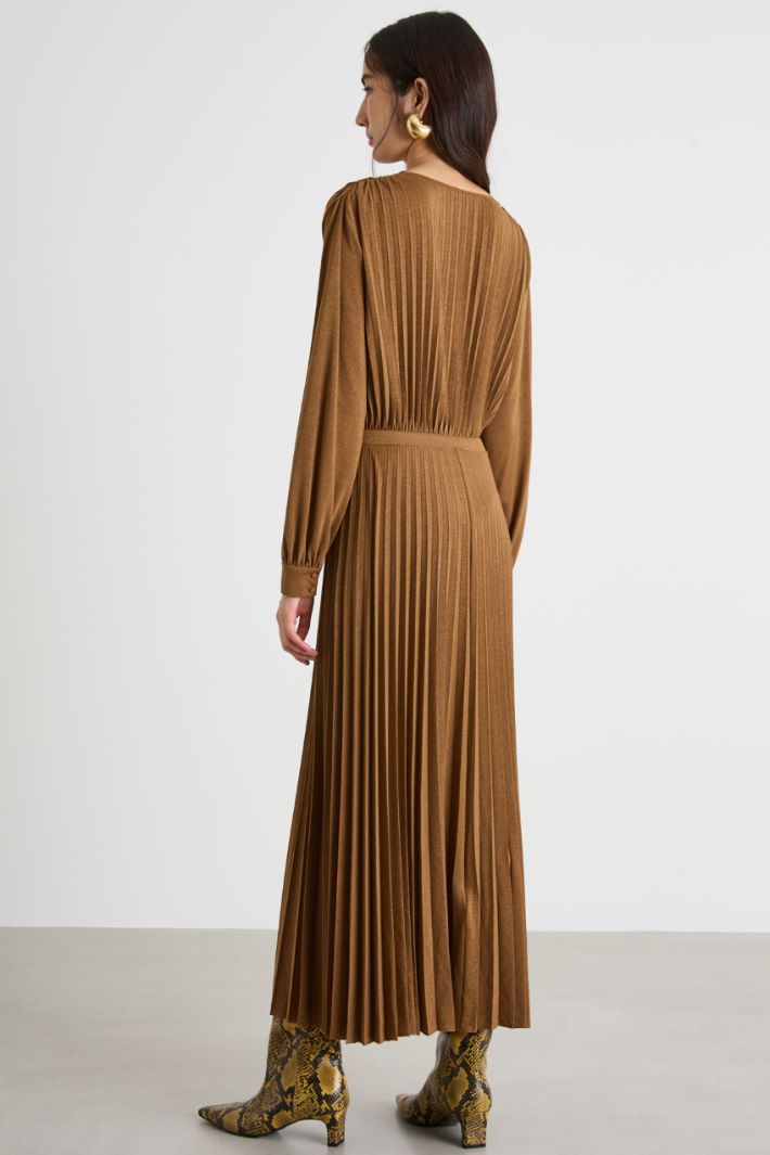 Pleated wrap dress Intrend - 4