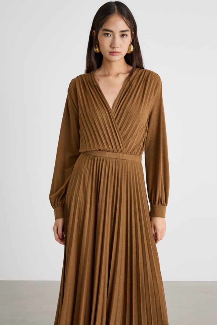 Pleated wrap dress Intrend - 2