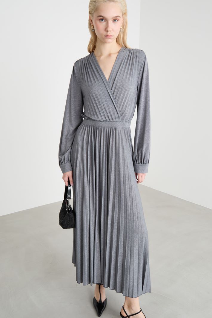 Pleated wrap dress Intrend - 2