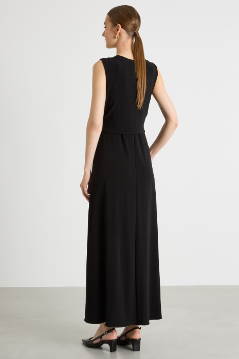 Abito incrociato in jersey