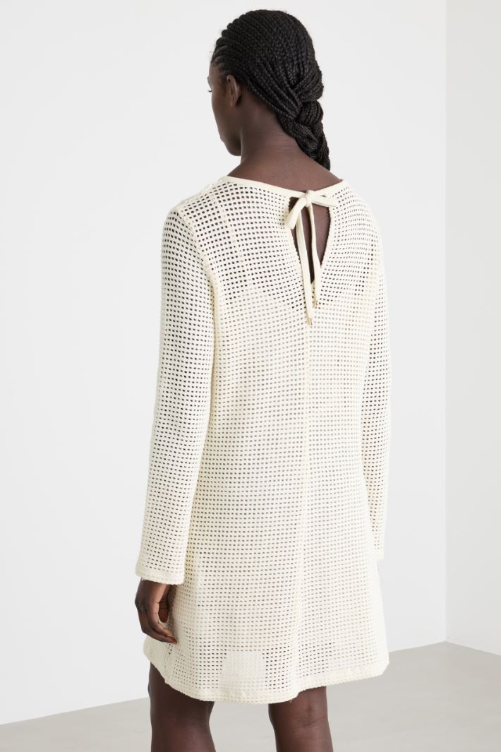 Abito in jersey rete Intrend - 4